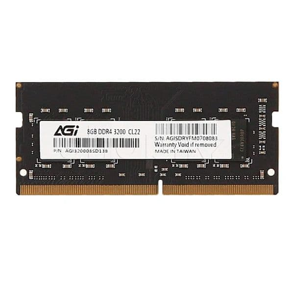 Memória RAM AGI SD138 8GB DDR4 3200MHz CL19 SO-DIMM