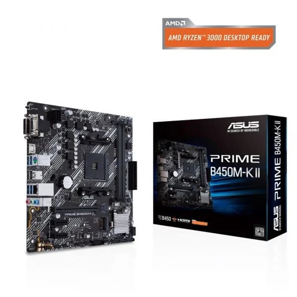 MB ASUS PRIME B450M-K II AMD AM4 B450 2DDR4 USB 3.1 M.2 D-SU