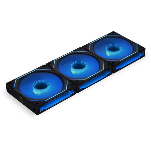 Lian Li Pack 3 Ventoinha 120mm Infinity SL120 ARGB PWM Preta - UF-SLIN120-3B