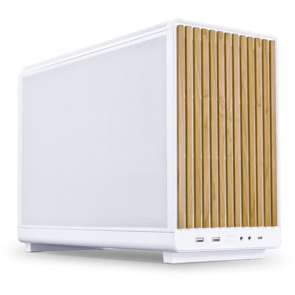Lian Li Micro-ATX x Dan Cases A3 Branca Madeira