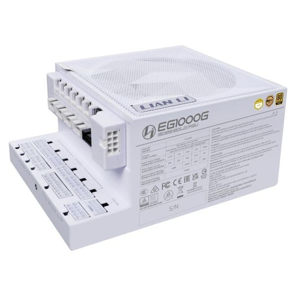 Lian Li EG1000GW 1000W 80 Plus Gold Modular Branca