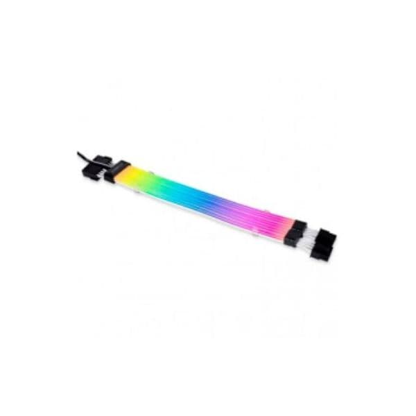Lian Li Strimer Wireless CPU Cabo de Extensão 2x8 (2x 8-Pin) ARGB/RGB 260mm, Preto
