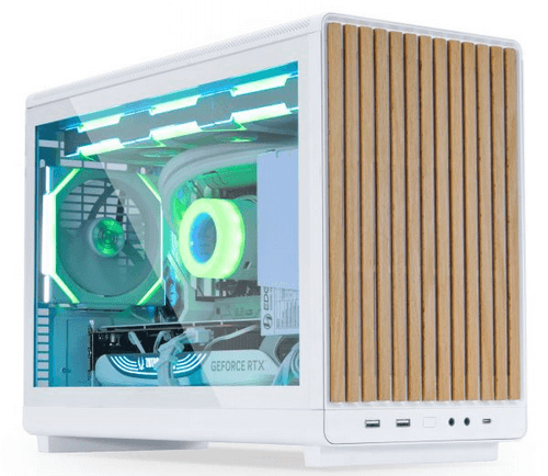 Lian Li A3 Dan Cases Vidro Temperado Branca