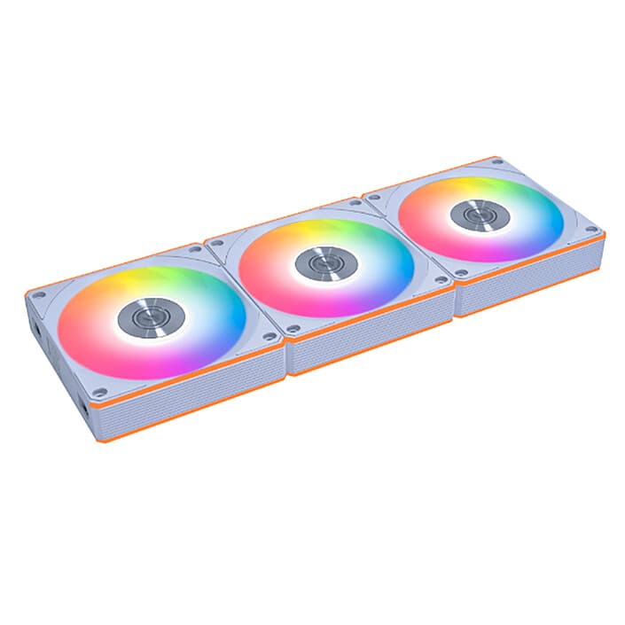 Lian Li UNI FAN CL120 Wireless RGB Reverse Blade PWM Ventoinha 120mm Branco (Pack 3)