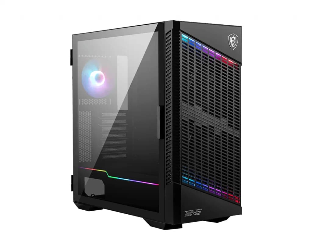 Caixa Pc Gaming Msi Mpg Velox 100p Airflow Atx 4 X 120mm 2 X Usb 3.2 1 Preta