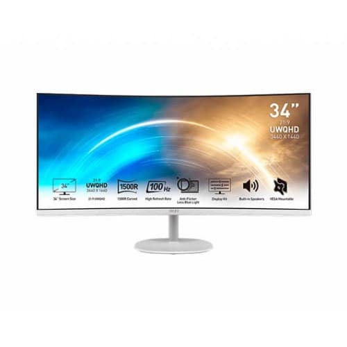 Monitor MSI PRO MP341CQW 34" LED UWQHD 100Hz Curvo