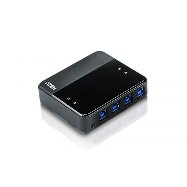 Aten Switch USB 3.2 Gen1 4x4 Portas US434-AT Black