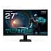 Monitor Gigabyte 27" GS27QCA EK QHD 180Hz 1ms FreeSync HDR Curvo