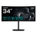 Monitor GIGABYTE GS34WQCA Curvo 34" UltraWide QHD 120Hz VA 1ms FreeSync Premium HDR10