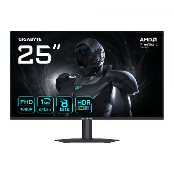 Monitor Gigabyte 24.5" G25F2A FHD 240Hz IPS 1ms FreeSync HDR Black