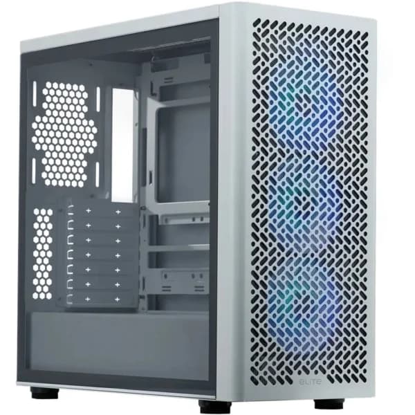 Cooler Master Elite 502 Vidro Temperado Branco