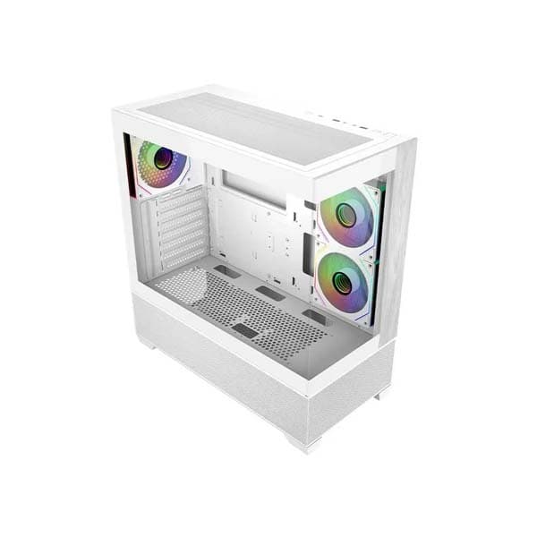 Cooler Master Elite 690 Wood Vidro Temperado Branca