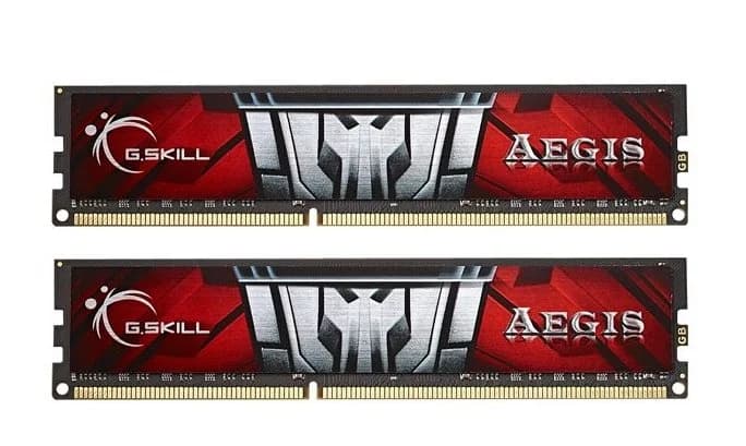Memória RAM G.Skill 16GB AEGIS (2x 8GB) DDR3 1600MHz PC3-12800 - F3-1600C11D-16GIS