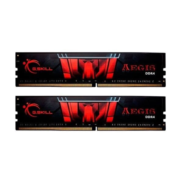 Memória RAM G.Skill 16GB Aegis DDR4 2400MHz PC4-19200 (2x 8GB) CL17 - F4-2400C17D-16GIS