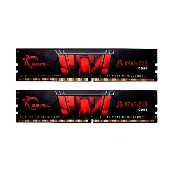Memória RAM G.Skill 16GB Aegis (2x 8GB) DDR4 2666MHz CL19 Black - F4-2666C19D-16GIS