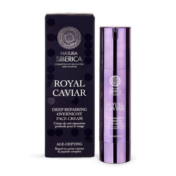 Natura Siberica Royal Caviar Creme Facial de Reparação Noturna Profunda