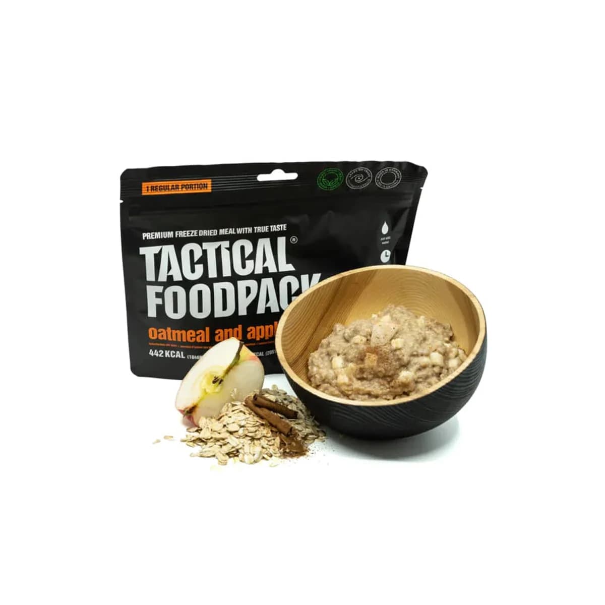 Tactical Foodpack - Oatmeal with Apple (Vegan) - 90g - Image 1