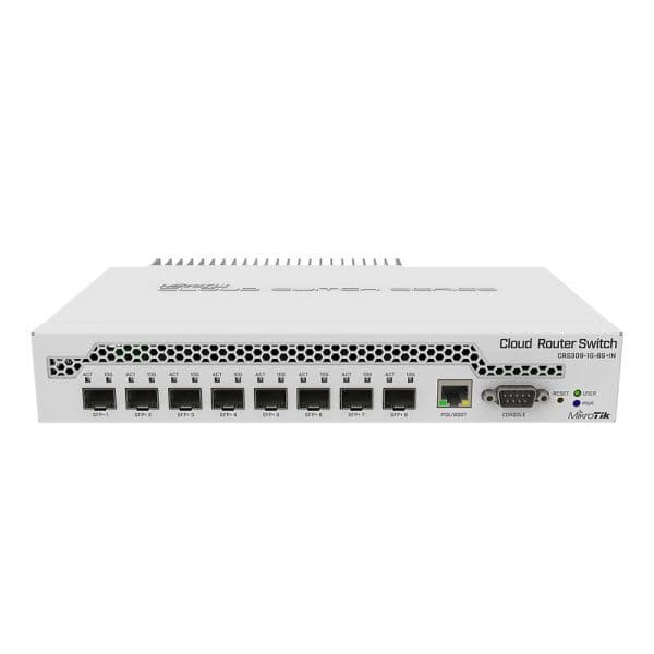 MikroTik Router 10 GBit/s, 10/100/1000 MBit/s - CRS309-1G-8S+IN