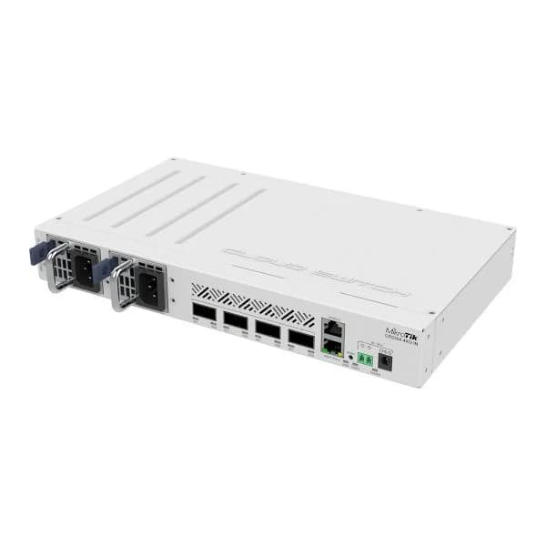MikroTik CRS504-4XQ-IN Switch 4 Portas QSFP28 + 1 Porta Ethernet 3 Portas PoE