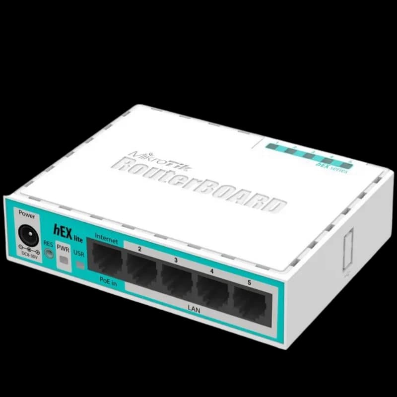 MikroTik E50UG hEX 1000 Mb/s – Router Gigabit Ethernet de 5 portas