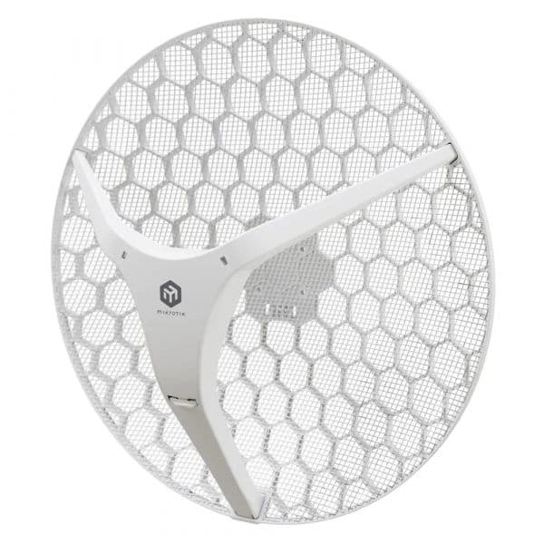 Ponto de acesso Mikrotik LHG XL 5 ax 5 GHz 1200 Mbit/s antena interna PoE branco