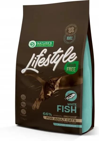 Nature's P Cat Lifestyle Grain Free Peixe Branco