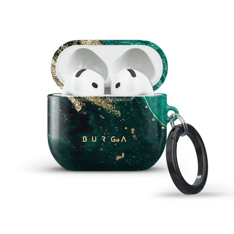 BURGA - BOLSA PARA AIRPODS 4 (EMERALD POOL)