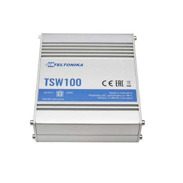 Teltonika Router Industrial RUTX12 4G LTE Dual SIM Gigabit Ethernet Dual-band Prateado