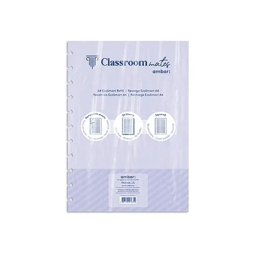 Ambar Recarga para Caderno Inteligente EcoSmart A4 50Fl Quadriculado 1 un.