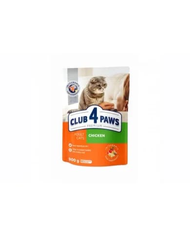 Club 4 Paws Ração Seca Premium Frango Gato 900g