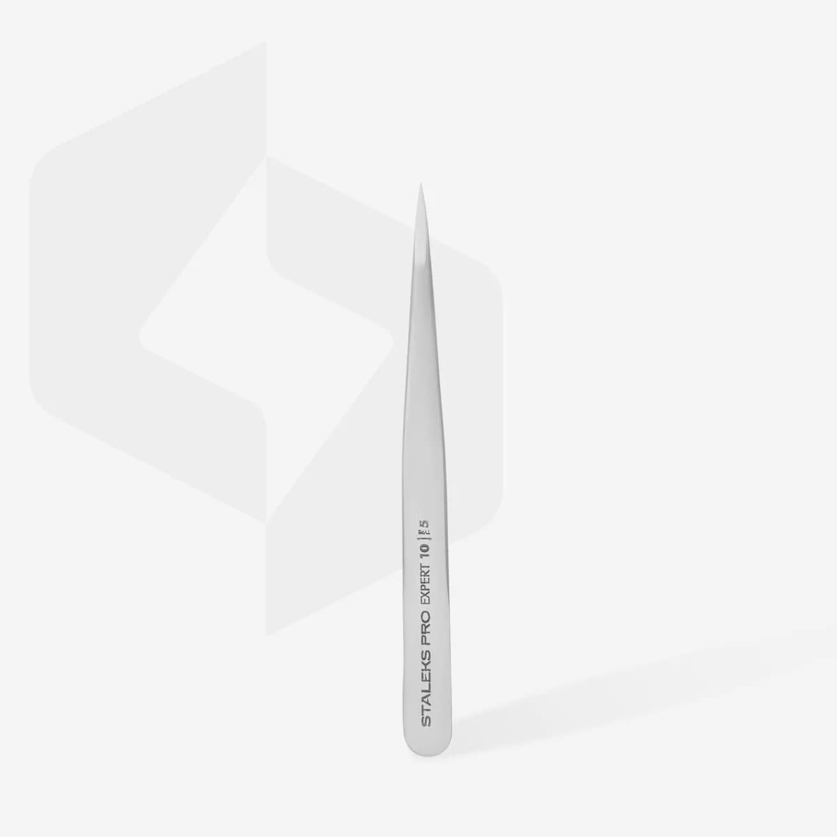 Pinça Staleks EXPERT 10 TYPE 5 – Ponta Fina para Precisão Máxima