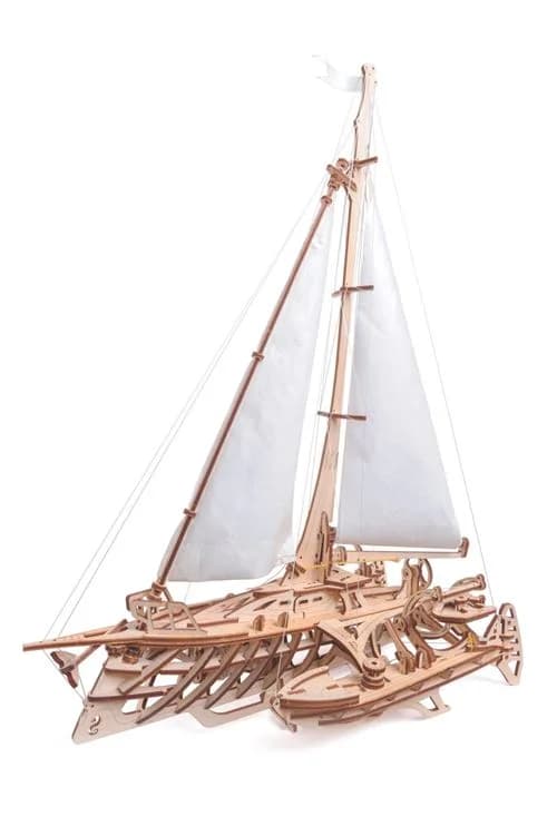 Kit Maquete Barco Trimaran Merihobus em Madeira