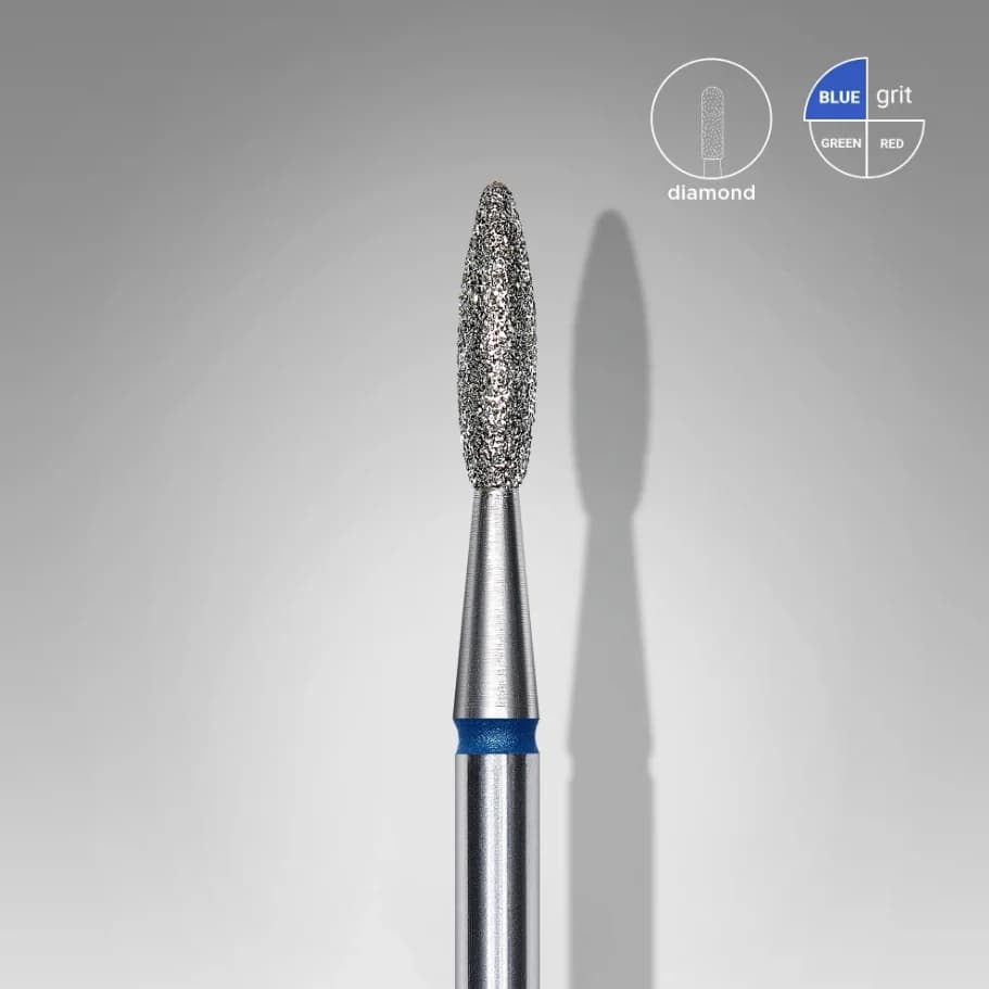 Broca Diamante Staleks Expert Azul Ponta Chama 2,1 mm / 8 mm