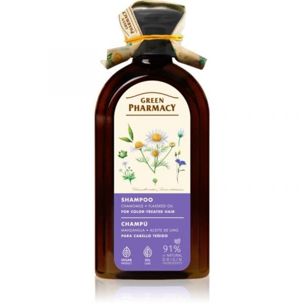 Green Pharmacy Chamomile & Linseed Oil Shampoo Cabelo Pintado 350ml