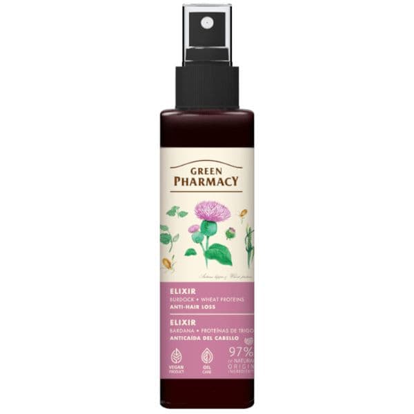 Green Pharmacy Elixir Anti-Queda de Cabelo Bardana e Proteína de Trigo Sérum 150ml