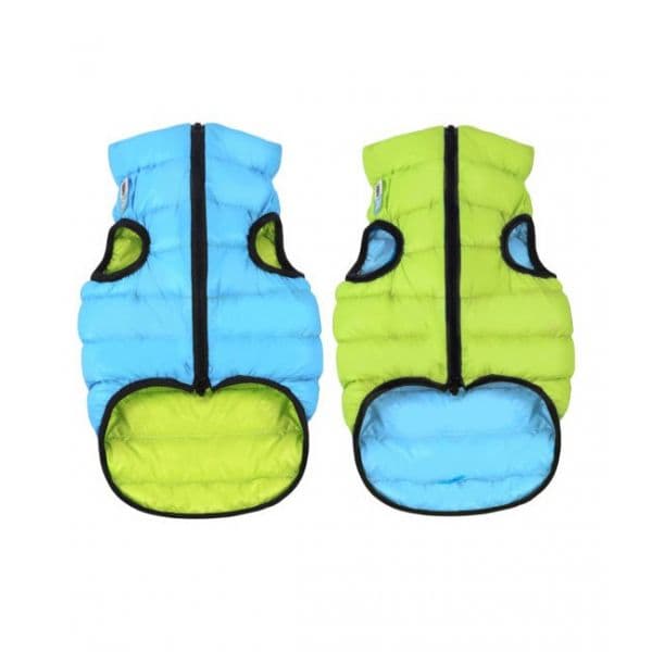 Collar Colete AiryVest Azul/Verde Reversível S 35