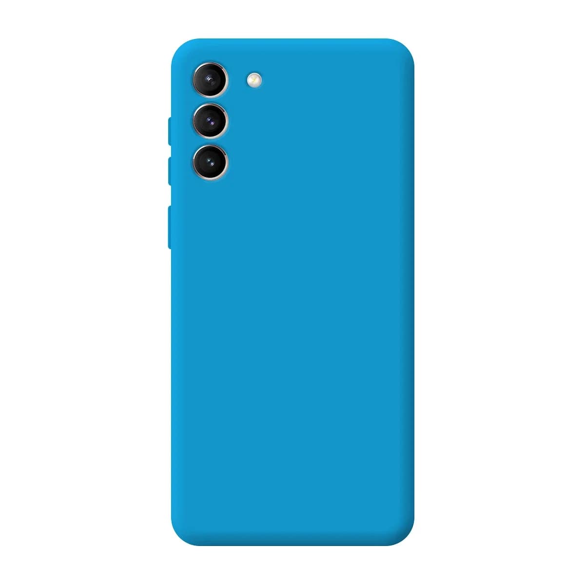 Capa Silicone Líquido Samsung S21 FE Azul - 89479827