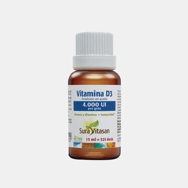 Sura Vitasan Vitamina D3 4000 Ui 15 ml