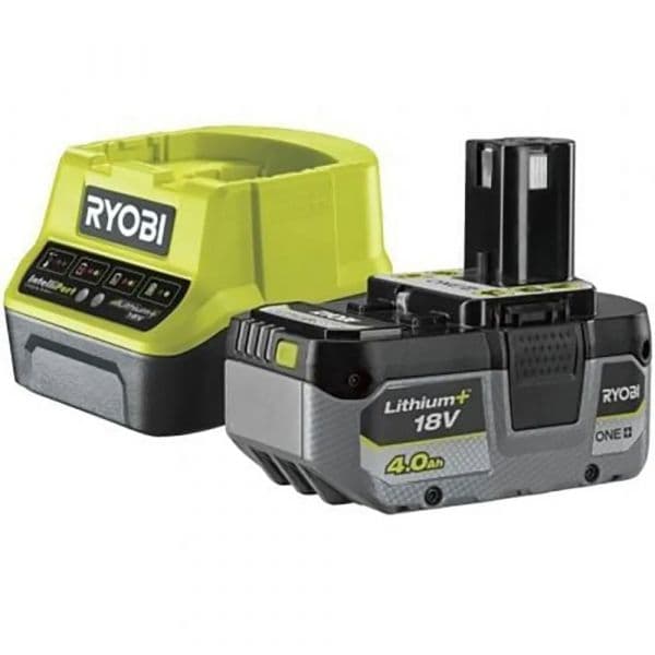 Ryobi Carregador e Bateria RC18120-140X ONE+ 18V 4.0Ah Li-ion Starter Kit