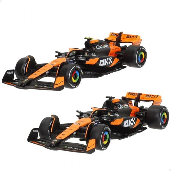 Bburago Carros de Coleção McLaren F1 2024 MCL38 Piastri & Norris (2 Unidades)