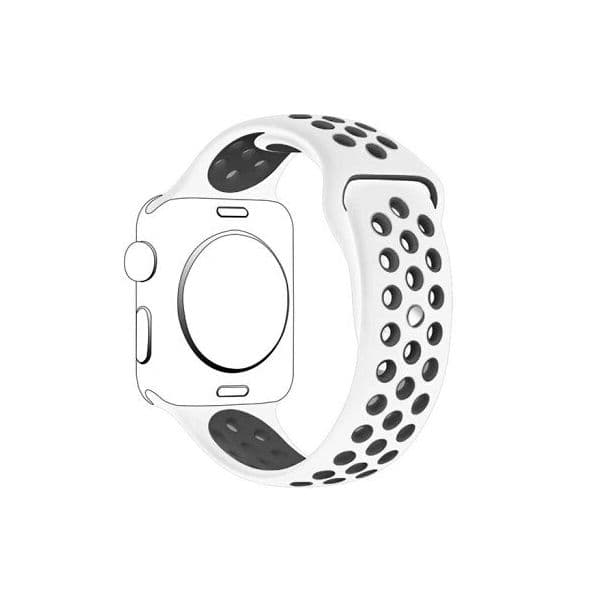 G4M Bracelete Desportiva GIFT4ME Compativel Com Apple Watch Series 10 - 46mm - Branco / Preto - 4894128427155