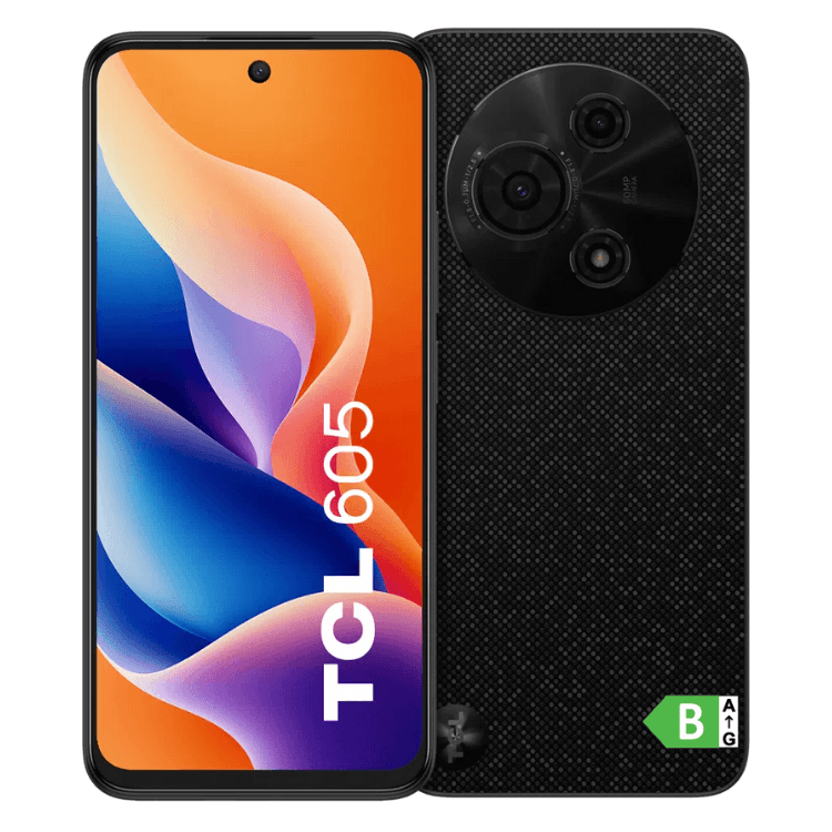 TCL 605 6.7" Dual SIM 4GB/128GB Obsidian Black