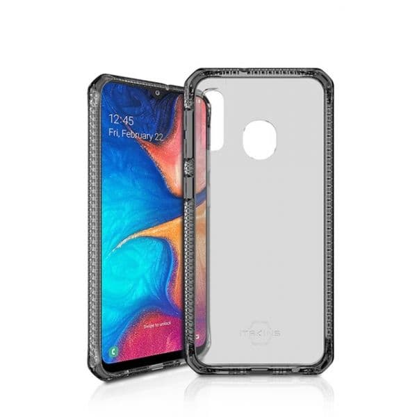 Itskins Capa HybridClear para Samsung Galaxy A20e Black
