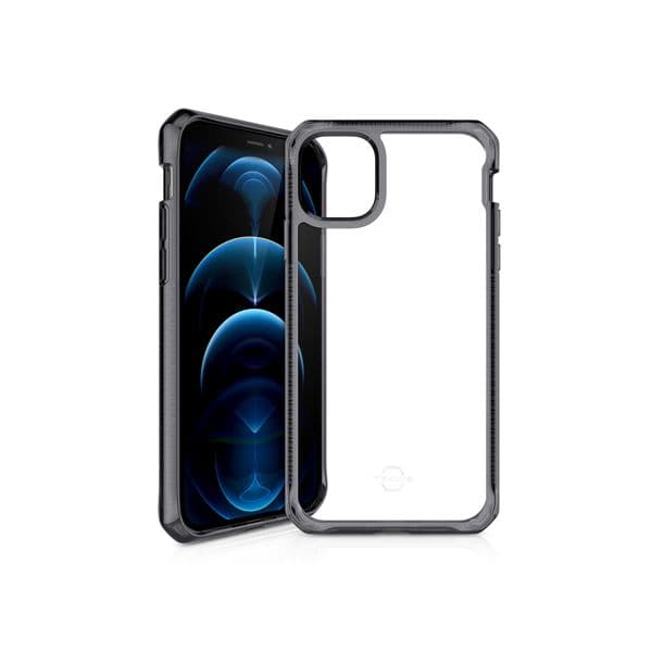 ITSKINS Capa Hybrid iPhone 12/Pro Smoke Clear