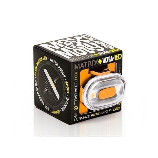 Max & Molly Matrix Ultra led Safety Ligth Laranja
