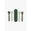 Citron Conjunto 4 Talheres de PLA + Estojo Silicone Verde