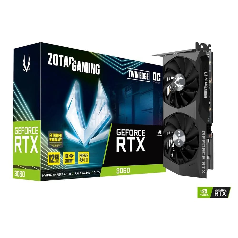 Placa Gráfica Zotac Gaming GeForce RTX 3060 Twin Edge OC 12GB GDDR6