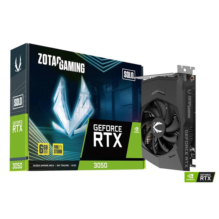 Zotac RTX 3050 SOLO 6GB GDDR6 HDMI 3xDP HDMI - ZT-A30510G-10L