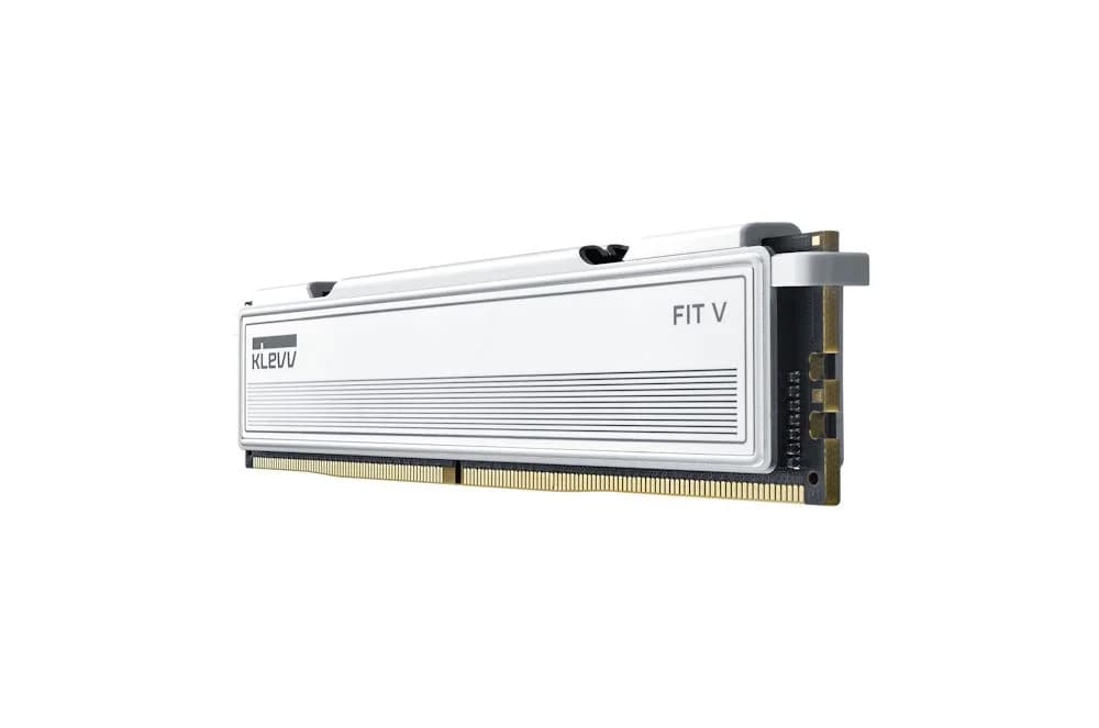 Memória Ram Klevv Fit V 16GB DDR5 6400MHZ CL32 - White - Império Multimédia