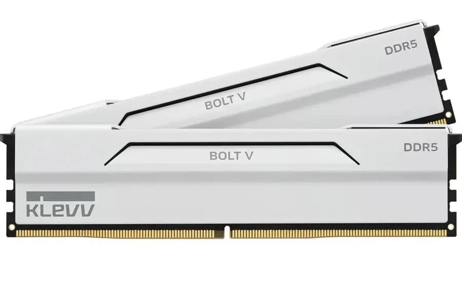 Memória Ram Klevv Bolt V 32GB 2x16GB DDR5 6400MHZ CL30 - White